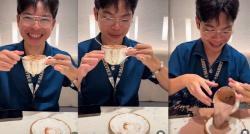 Viral, Seorang Pria Minum Kopi ala Fine Dining, Endingnya Bikin Ngakak