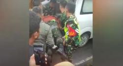 Kecelakaan di Pematangsiantar, Anggota TNI Tewas Terlindas Bus<