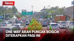 Jalur Puncak Bogor Diberlakukan One Way Arah Puncak Pagi Ini