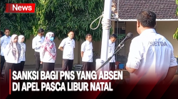 Banyak PNS Absen saat Apel Pasca Libur Natal, Sekretaris Daerah Siapkan Sanksi