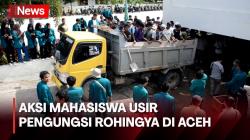 Detik-Detik Ratusan Pengungsi Rohingya Diusir Paksa Mahasiswa di Aceh