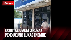  Sejumlah Fasilitas Umum di Jayapura Dirusak Massa Pendukung Lukas Enembe 