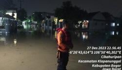 Hujan Deras, 150 Rumah di Klapanunggal Bogor Terdampak Banjir