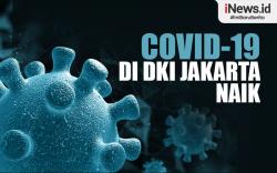 Infografis Kasus Covid-19 di DKI Jakarta Naik