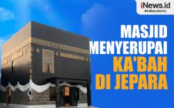 Infografis Viral Masjid Menyerupai Ka'bah di Jepara