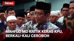 Mahfud MD Ungkap KPU Berkali-Kali Ceroboh Terkait Surat Suara Tiba Lebih Awal di Taiwan