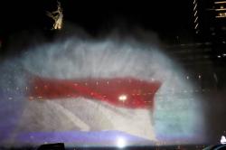 Persiapan Malam Tahun Baru 2024 di Bundaran HI, Ada Light Show Drone