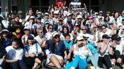 Antusiasnya Warga Bandung Ikut Senam Bareng Caleg Perindo Djoni Toat Muljadi