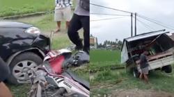 Kecelakaan Mobil Tabrak Pikap dan Motor di Polman, 1 Orang Tewas<