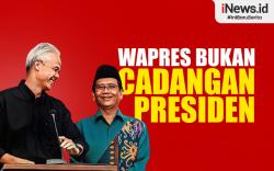 Infografis Ganjar Sebut Wapres Bukan Cadangan Presiden