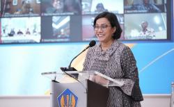 Sri Mulyani Lapor APBN Maret 2024 Masih Surplus Rp8,1 Triliun   