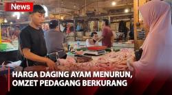 Harga Daging Ayam Jelang Tahun Baru Menurun, Omzet Pedagang Berkurang hingga 50 Persen