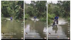 Viral Motor Tua Masih Bisa Jalan walau Sudah Tenggelam di Air, Netizen: The Real Bebek