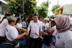 HT bersama Caleg Partai Perindo Ci Mehong Gelar Bazar Murah dan Pengobatan Gratis