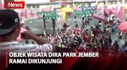Ratusan Wisatawan Banjiri Objek Wisata Dira Park Jember di Pergantian Tahun Baru 2024