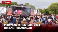 15 Ribu Pengunjung Rayakan Tahun Baru 2024 di Candi Prambanan