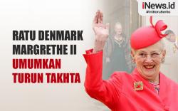 Infografis Ratu Denmark Margrethe II Umumkan Turun Takhta