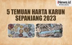 Infografis 5 Temuan Harta Karun Sepanjang 2023