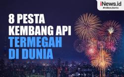 Infografis 8 Pesta Kembang Api Paling Megah di Dunia