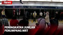 Libur Tahun Baru, Terjadi Peningkatan Jumlah Penumpang MRT