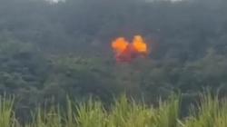 Beredar Video Diduga Roket China Jatuh, Perlihatkan Kepulan Asap Berwarna Cokelat Kemerahan