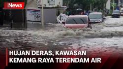 Kawasan Kemang Raya Terendam Air Setinggi 50 Sentimeter akibat Hujan Deras