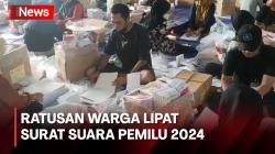 KPU Libatkan Ratusan Warga Lipat Surat Suara Pemilu 2024 di Singkawang