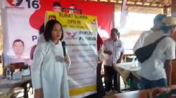Simulasi Pencoblosan di Purworejo, Ini Pesan Caleg Partai Perindo Nuning ke Warga<