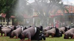 53 Personel Polres Pemalang Naik Pangkat, Seluruhnya Langsung Sujud Syukur<