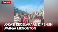 Warga Penasaran Mendatangi Lokasi Tabrakan Kereta Api di Cicalengka Dipenuhi 