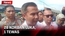 Pj Gubernur Jawa Barat Sebut Ada 28 Korban Luka dan 1 Tewas  dalam Tabrakan KA di Cicalengka