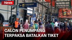  Calon Penumpang Terpaksa Batalkan Tiket Keberangkatan di Stasiun Senen Pascakecelakaan Kereta di Cicalengka