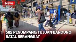 Evakuasi Gerbong di Cicalengka, 582 Penumpang KA Cikuray Batal Berangkat