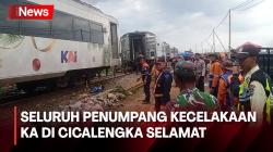 4 Petugas Kereta Tewas, KAI Pastikan Seluruh Penumpang Kecelakaan KA di Cicalengka Selamat