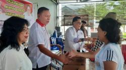 Ratusan Warga Tumaluntung Minahasa Utara Antusias Ikut Pasar Murah Partai Perindo