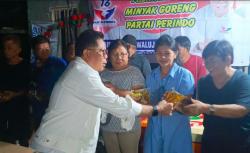 Peduli Masyarakat, Caleg Partai Perindo Yerry Tawalujan Gelar Pasar Murah di Minsel