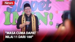 Cak Imin Ikut Sindir Prabowo: Kalau Jadi Menhan, Masa Cuma Dapat Nilai 11 dari 100