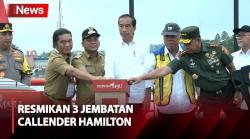 Habiskan Dana Rp270,5 Miliar, Jokowi Resmikan 3 Jembatan Callender Hamilton di Cisadane
