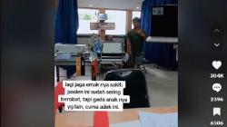 Momen Haru Pria Syndrome Tak Lelah Jaga Ibu di IGD, Bukti Cinta Anak ke Orang Tua