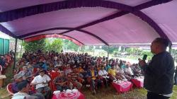 Caleg Perindo Andaran Simbolon Disambut Antusias Warga Batuwinangun saat Kampanye Terbuka