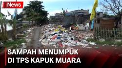  5 Hari Tak Diangkut, Sampah di TPS Kapuk Muara Menumpuk dan Berceceran