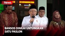 Wapres Ma'ruf Angkat Bicara soal Bansos Dinilai Untungkan Satu Paslon di Pilpres 2024