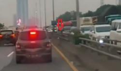 Viral Bola Golf Terbang Masuk Jalan Tol Layang Rawamangun, Pengendara Waswas