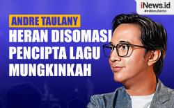 Infografis Andre Taulany Heran Disomasi Pencipta Lagu Mungkinkah