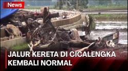 Pasca-Kecelakaan di Cicalengka, KAI: Jalur Kereta Sudah Bisa Dilewati Normal