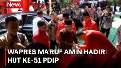 Wapres Ma'ruf Hadiri HUT ke-51 PDIP sebagai Wakil Pemerintah 