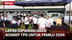 Junjung Keterbukaan, Lapas Cipinang Ubah Konsep TPS di Halaman Terbuka