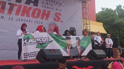 Senam Bareng Siti Atikoh, Kaukus Perempuan Nahdliyin Lampung Deklarasi Dukung Ganjar-Mahfud