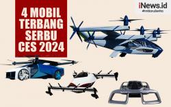 Infografis 4 Mobil Terbang Serbu CES 2024, Ada yang Bakal Terbang di IKN
