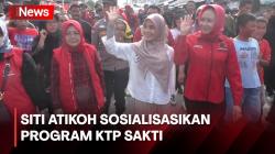 Sapa Warga Lampung, Siti Atikoh Sosialisasikan Program KTP Sakti